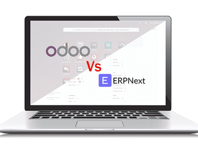 Compare Odoo Vs ERPNext Growth Stack